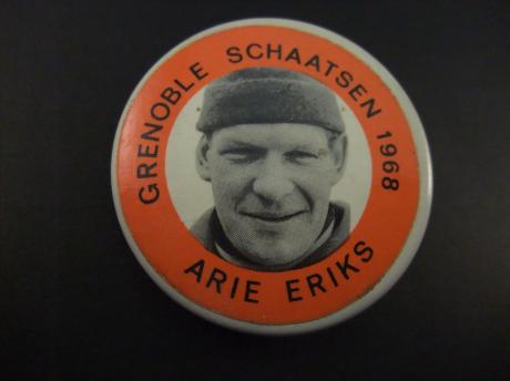 Arie Eriks voormalig Nederlandse schaatser Olympische Winterspelen van 1968 Grenoble